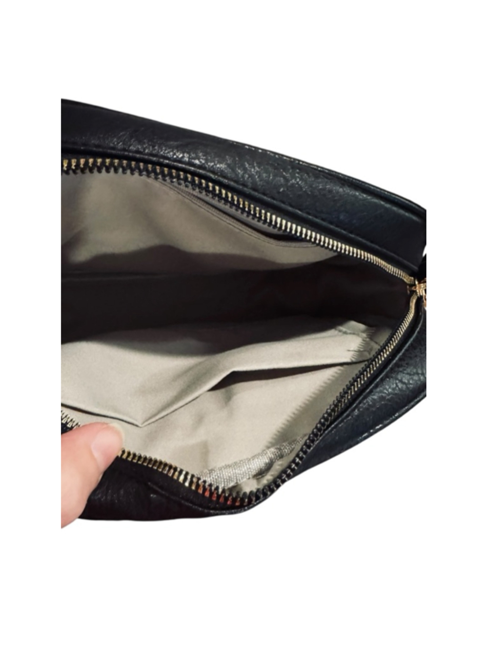 Women's Unbranded Black Crossbody Bag with White Strap, One Size - Picture 4 of 9